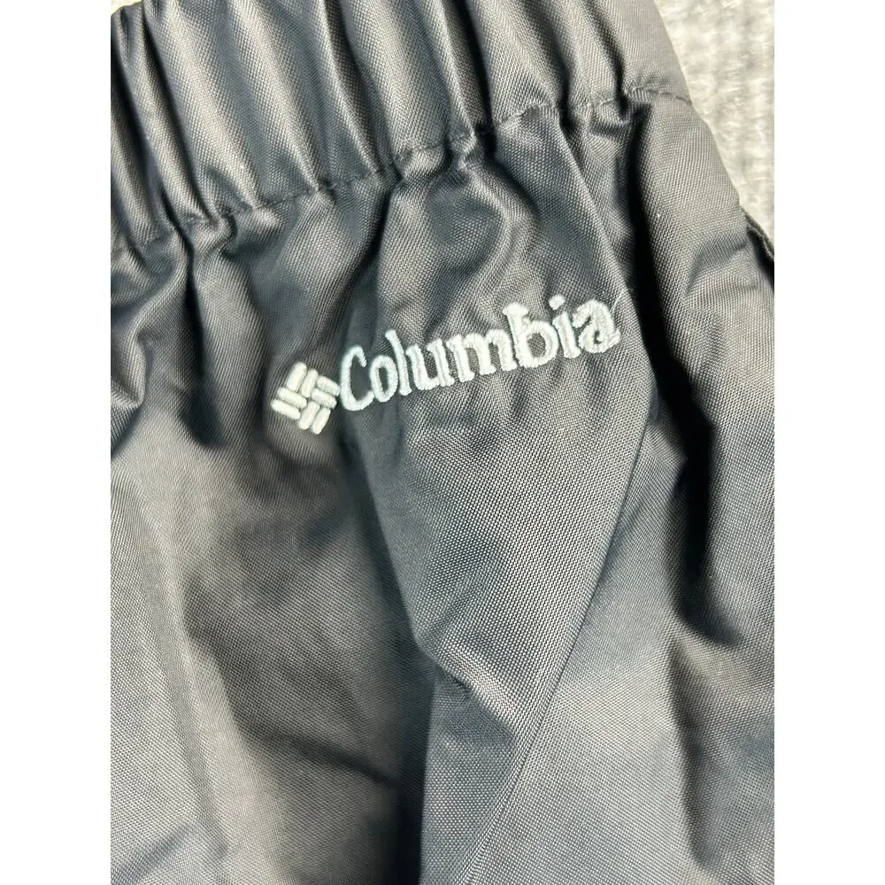 Columbia Youth Rain Pants Size 16 Black Waterproof Outdoor Hiking Cargo Pants - Picture 2 of 7